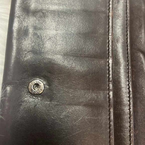 Authentic vintage Gucci monogram long wallet - Picture 6 of 14